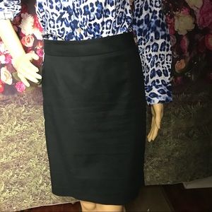 Black pencil skirt